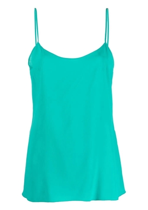 Alberta Ferretti satin-effect camisole top - Green