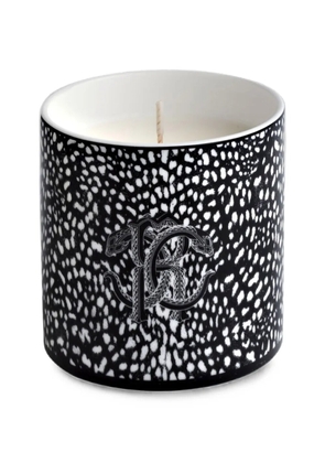 Roberto Cavalli Home animal-print candle - Black