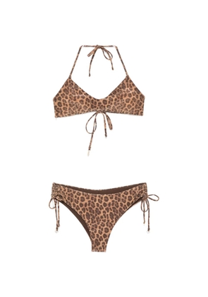 COTAZUR leopard-print bikini - Neutrals
