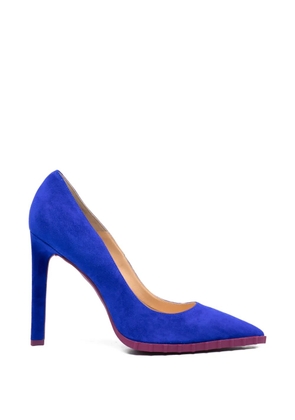 Rayla K pointed-toe ridged-sole pumps - Blue