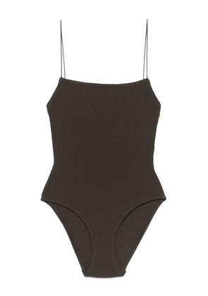 TOTEME smocked swimsuit - Green