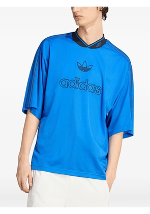 adidas logo-print oversized T-shirt - Blue