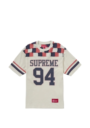 Supreme patchwork Yoke T-shirt - Neutrals