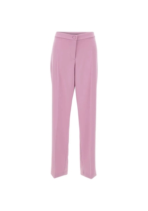 ELENA MIRÒ pressed-crease tailored trousers - Purple