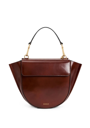 Wandler Hortensia leather mini bag - Brown