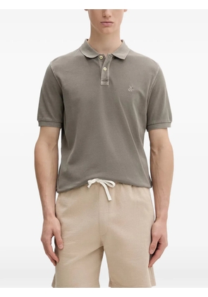 Marc O'Polo logo-embroidered polo shirt - Grey