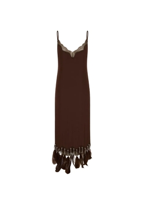 16Arlington Kena midi dress - Brown
