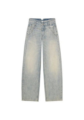 Miss Sixty Alice logo-patch jeans - Blue