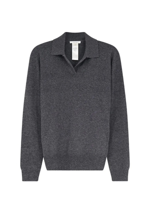 The Row Oashi polo-collar sweater - Grey
