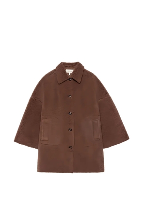 The Great. Plush Car coat - Brown