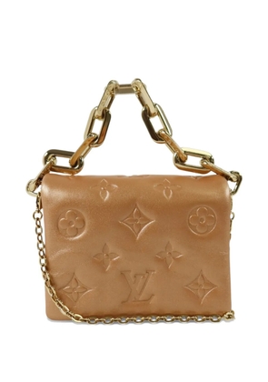 Louis Vuitton Pre-Owned Monogram Embossed Coussin shoulder bag - Neutrals
