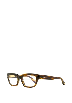 TOM FORD Eyewear rectangular-frame glasses - Brown