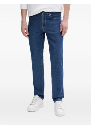 Karl Lagerfeld Jeans logo-patch straight-leg jeans - Blue