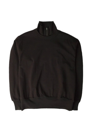 Lady White Co. quarter-zip dropped-shoulder sweater - Brown