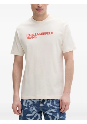 Karl Lagerfeld Jeans logo-print T-shirt - Neutrals