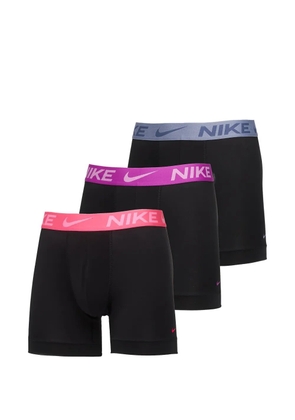Nike logo-waistband boxer briefs pack (pack of three) - Black