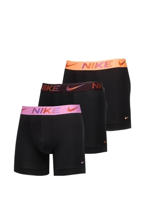 Nike logo-waistband boxer briefs - Black