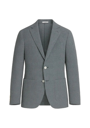 Eleventy Prince of Wales check blazer - Blue