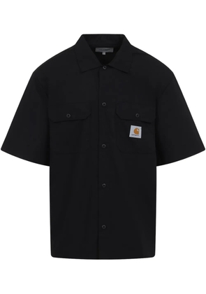 Carhartt WIP logo-patch shirt - Black