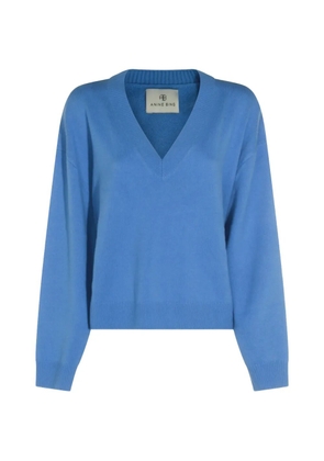 ANINE BING V-neck cashmere sweatshirt - Blue