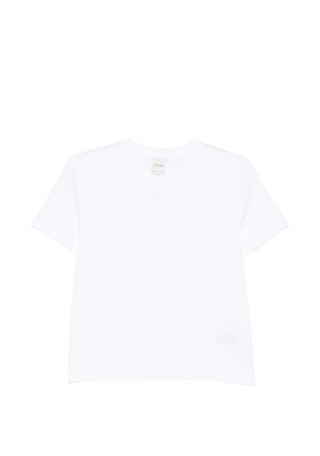 Calvin Klein logo-embroidered T-shirt - White