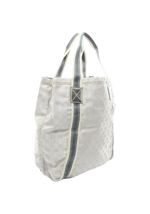 Gucci Pre-Owned 2000s GG canvas Sherry line tote bag - Grey