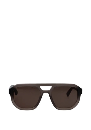 Mykita Amare geometric-frame sunglasses - Brown