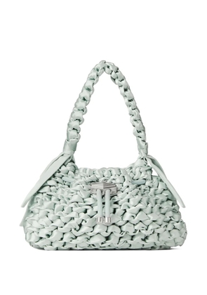 Jimmy Choo small Cinch leather shoulder bag - Green