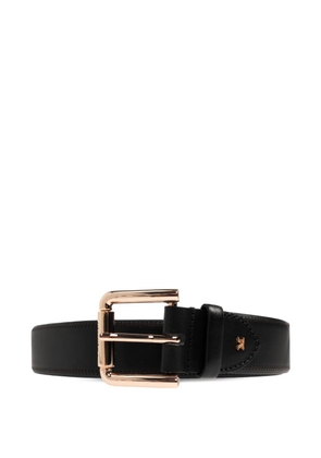 Max Mara brogue-detail belt - Black