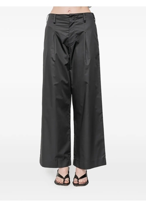 SUSANNE BOMMER pleated wide-leg trousers - Black