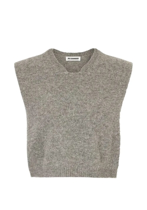 Jil Sander V-neck vest - Grey