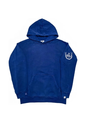 Warren Lotas Love Hate graphic-print hoodie - Blue