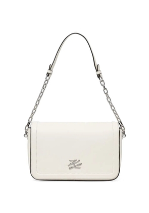 Karl Lagerfeld K-Autograph chain-link shoulder bag - White