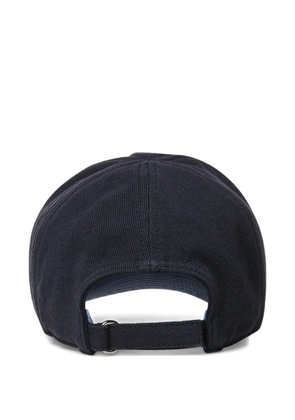 Miu Miu logo-embroidered distressed-finish baseball cap - Blue