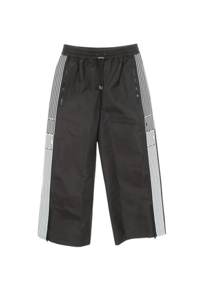 Christian Dior Pre-Owned graphic-stripe-detail track pants - Black