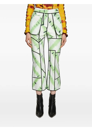 Asai patchwork trousers - Green