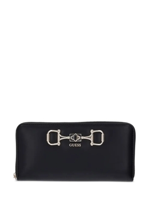 GUESS USA Janie horsebit-detail wallet - Black