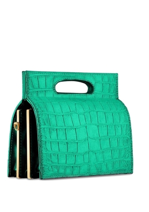 Tyler Ellis mini Stella crocodile-effect tote bag - Green