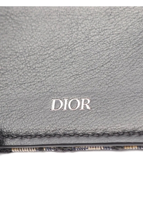 Christian Dior Pre-Owned 2010s Oblique-jacquard trifold wallet - Neutrals