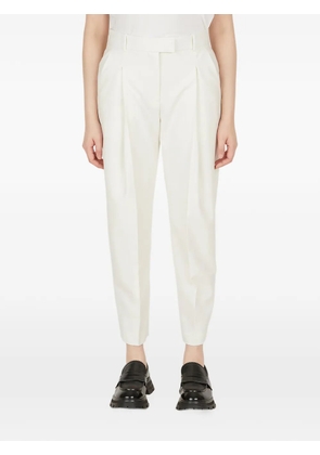 Alexander McQueen pleated-detail trousers - Black