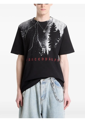 WASTED Black Hill graphic-print T-shirt