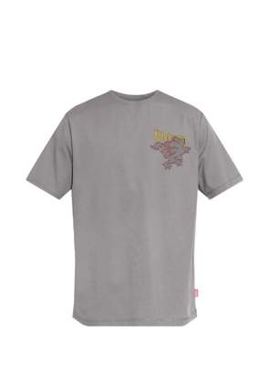 Diesel patch-embroidered T-shirt - Grey