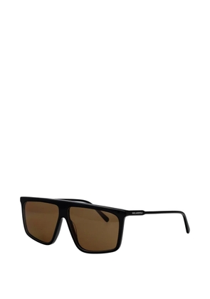 Karl Lagerfeld Navigator geometric-frame sunglasses - Black