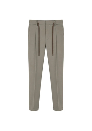 Manuel Ritz pleated drawstring trousers - Grey