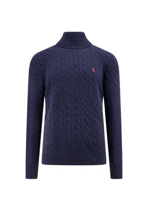 Polo Ralph Lauren cable-knit turtleneck sweater - Blue