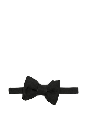 TOM FORD ribbed-knit bow tie - Black
