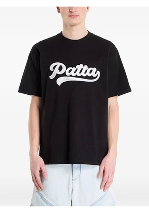 PATTA Patta logo-patch T-shirt - Black