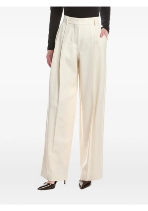 Brunello Cucinelli pleated wide-leg trousers - White
