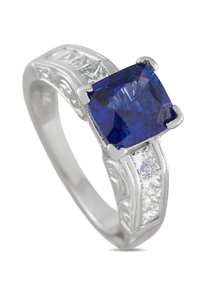 LB Exclusive sapphire and diamond ring - Silver