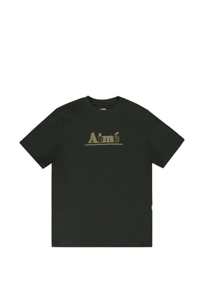 Aimé Leon Dore Sketch logo-print T-shirt - Green